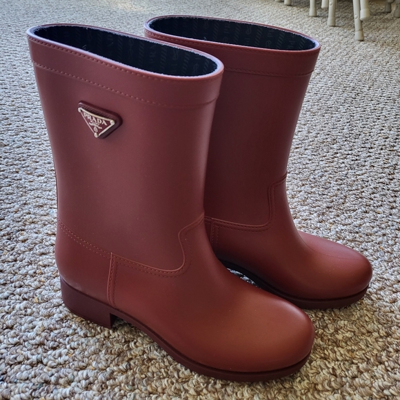 Prada, Shoes, Prada Rain Boots